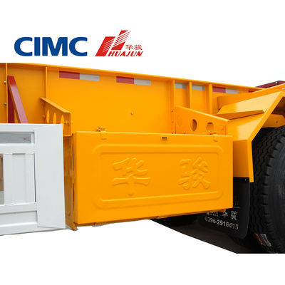 CIMC 2 eixo semi-reboque esquelético para contêiner de 20 pés 28T engrenagem de pouso 13T eixo incluído