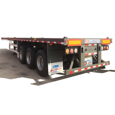 40ft Container Chassis Truck Trailer 40ton 60ton 80ton Flatbed Trailers Vendas em Dubai