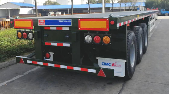 40ft Container Chassis Truck Trailer 40ton 60ton 80ton Flatbed Trailers Vendas em Dubai
