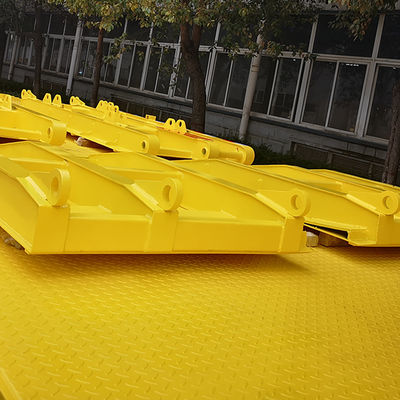 CIMC HUAJUN 3 eixo de cama baixa Semi-reboque caminhão Equipamento de reboque de transporte Elevação hidráulica Relógio de menino baixo Fuwa eixo de trabalho pesado