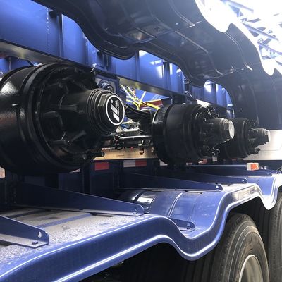 Semi-reboque de esqueleto de 3 eixos de 40 pés A solução definitiva para o transporte de contentores