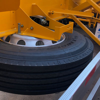 Caminhão esqueleto de semi-reboque de 20 pés com pneus de reposição e ferramentas função HJGMCK21039