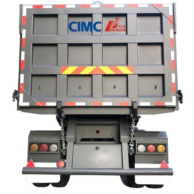 CIMC HUAJUN 40 toneladas 3 eixo multi eixo reboque hidráulico para transporte de mercadorias