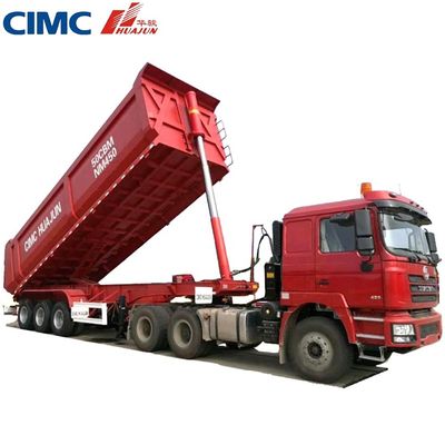 Transporte de equipamento pesado com reboque especial de semi-camiões CIMC HUAJUN de 10300*3050 mm