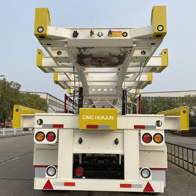 CIMC HUAJUN WABCO Valor 1540 Skeleton Container Semi-trailer para 20ft 40ft Container