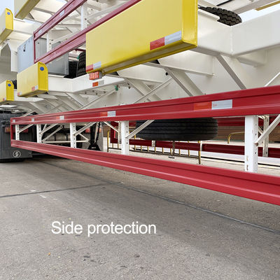 CIMC HUAJUN WABCO Valor 1540 Skeleton Container Semi-trailer para 20ft 40ft Container