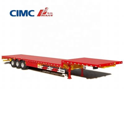 CIMC HUAJUN 70T Semirreboque de três eixos para reboques de camiões