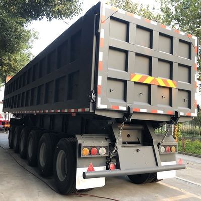 Veículo de reboque de 6 eixos para o mercado do Gana T700/Q345 Feira principal de aço e características opcionais