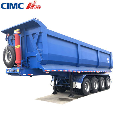12R22.5 pneus de 4 eixos reboque hidráulico do tipo U 38CBM da CIMC HUAJUN