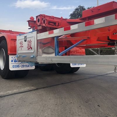 40T Max Payload Tri Axle Container Chassis Trailer com sistema de suspensão mecânica