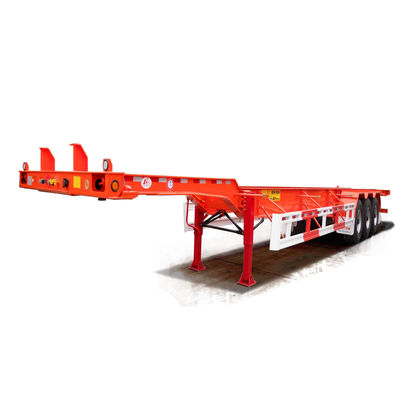 Trailers de chassis intermodal móvel de 20 a 40 pés para distribuição de contentores