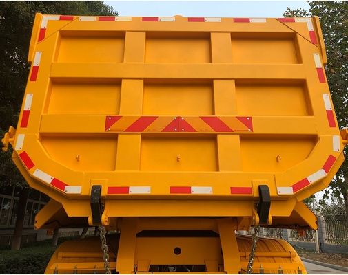 Hyva Hydraulic System 4 Axle FC Tipper Semi-trailer para transporte de cargas pesadas de aço