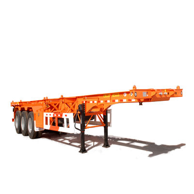 Trailers de chassis intermodal móvel de 20 a 40 pés para distribuição de contentores