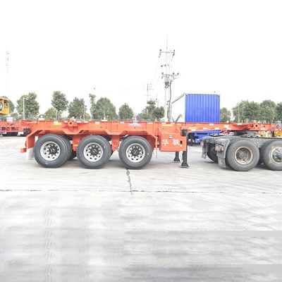 Design Container Chassis Skeleton Trailer Fabricantes para transporte de 20 pés e 40 pés
