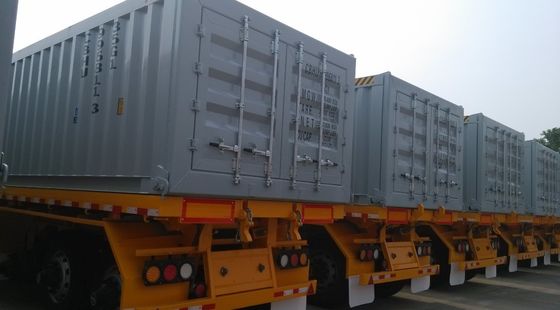 Melhor 57CBM ATV Tipping Trailer pela CIMC com eixo FUWA de 13TON e pneus 12R22.5