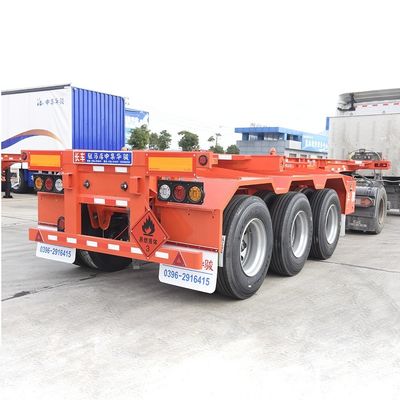 Design Container Chassis Skeleton Trailer Fabricantes para transporte de 20 pés e 40 pés
