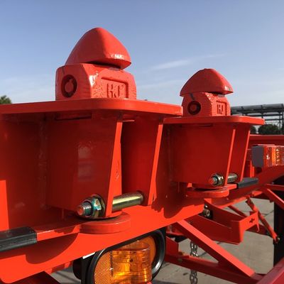 2/3 eixos 40 ft 20 ft Container Chassis Esqueleto Semi-remolque com 40T Max carga útil