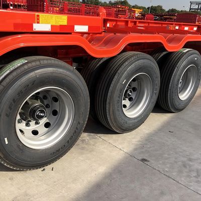 2/3 eixos 40 ft 20 ft Container Chassis Esqueleto Semi-remolque com 40T Max carga útil