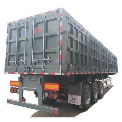CIMC HUAJUN Semi-reboque de descarga lateral pesado com sistema hidráulico de duas funções