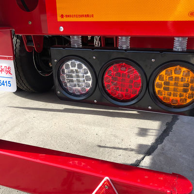 FUWA ou BPW Axel Truck Trailer CIMC HUAJUN Fence Flatbed Semi Trailer com Design