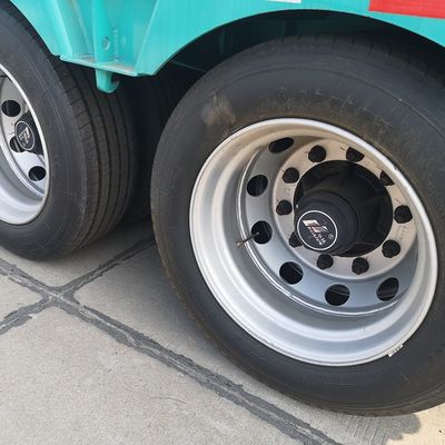 Carga útil máxima 60-80T Semi-reboque plano baixo para transporte de equipamento pesado polivalente