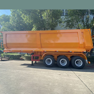 2022 África Modelo em forma de U Semi Trailer End Dump Truck com Função de Pedras e Areias