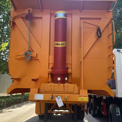 2022 África Modelo em forma de U Semi Trailer End Dump Truck com Função de Pedras e Areias