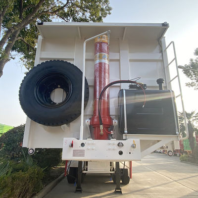 CIMC 13000*2550mm Rebocador para elevação frontal, rebocador para reboque, rebocador para semi-reboque, cilindro de óleo