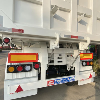 CIMC 13000*2550mm Rebocador para elevação frontal, rebocador para reboque, rebocador para semi-reboque, cilindro de óleo