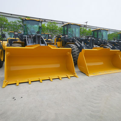 6500kg Peso de operação LW600KN Carregador de rodas com cilindro hidráulico superior e balde de foguete