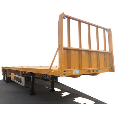 JOST Tração de aterragem de duas velocidades 2 3 4 eixos Semi-caminhão de chão plano Trailers de contêineres 20-53 Ft
