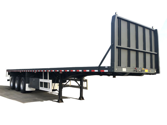 JOST Tração de aterragem de duas velocidades 2 3 4 eixos Semi-caminhão de chão plano Trailers de contêineres 20-53 Ft