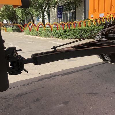 Top Design CIMC HUAJUN Trailer de carga de estaca com Semi-trailer de vedação de caixa dupla
