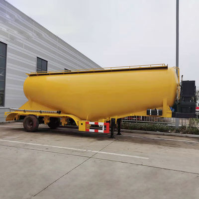 Transporte de pó mineral 3 eixos 45cbm Cimento Semi-remolque Caminhão-tanque com eixo Fuwa