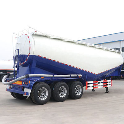Transporte de pó mineral 3 eixos 45cbm Cimento Semi-remolque Caminhão-tanque com eixo Fuwa