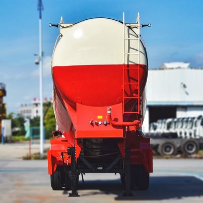 CIMC durável HUAJUN 40CBM Cimento em pó em massa seco Tanque transportador 3 eixos Tanque Semi-reboque