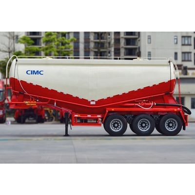 CIMC durável HUAJUN 40CBM Cimento em pó em massa seco Tanque transportador 3 eixos Tanque Semi-reboque