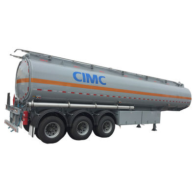 CIMC HUAJUN 3 eixo Diesel Tanker Truck Trailers 30000L-60000L Tanque de combustível Semi-trailer