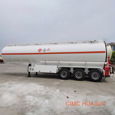 Fuwa 3 eixos 45000 litros Combustível de ligas de alumínio ou aço inoxidável Cimento Tanker Trailers