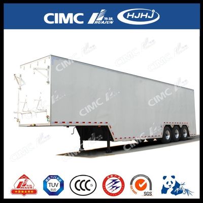 CIMC HUAJUN Semi-reboque de cortina lateral de caminhão de reboque de aço 13750*2500 CN HEN 50t Ce