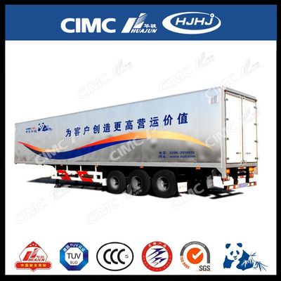 CIMC HUAJUN Semi-reboque de cortina lateral de caminhão de reboque de aço 13750*2500 CN HEN 50t Ce