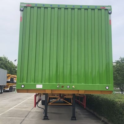 50 toneladas de capacidade Trailers de contêineres de 40 pés para carga seca e leve