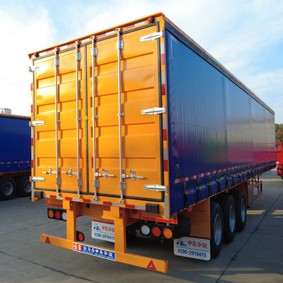 Transporte verde Utilidade Truck Van Seco Trailer com gaiola CIMC HUAJUN Clientes Opcional