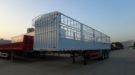 CIMC HUAJUN 11.00R20 Parede de estaca de carga de vigas retas semi-reboque para transporte de carga