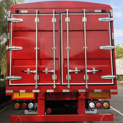 Reboque de 60 toneladas para caminhões, estacas de vedação, semi-reboque de carga para transporte de mercadorias da CIMC HUAJUN