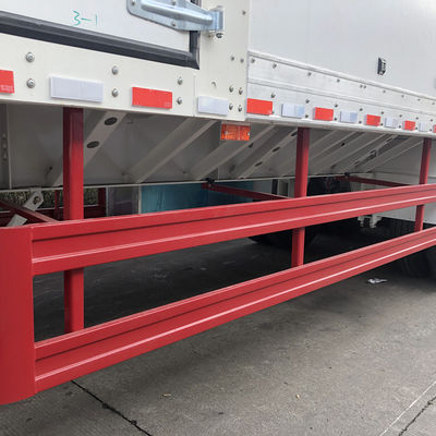 JOST Landing Gear Van Type Trailer Box Trailer 70CBM Semi Trailer para clientes B2B
