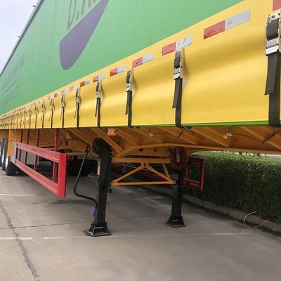 10.00R20/ 11.00R20/ 12R22.5 Pneus 60 toneladas Van Semi-reboque com sistema de travagem de dupla linha