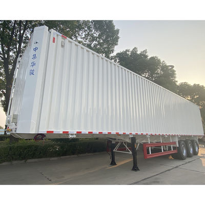 Material de aço de alta tração CIMC Remolque de caminhão para transporte de carga de carga máxima 50T