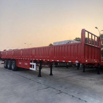 CIMC HUAJUN 2021Novo semi-reboque de transporte de carga de 3 eixos para caminhões com capacidade de 60 toneladas