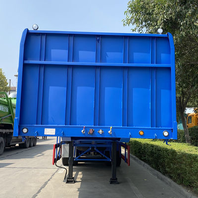 Semi-reboque de quatro eixos com parede lateral de 1000 mm, carga útil máxima de pneus de 60T 12.00R20